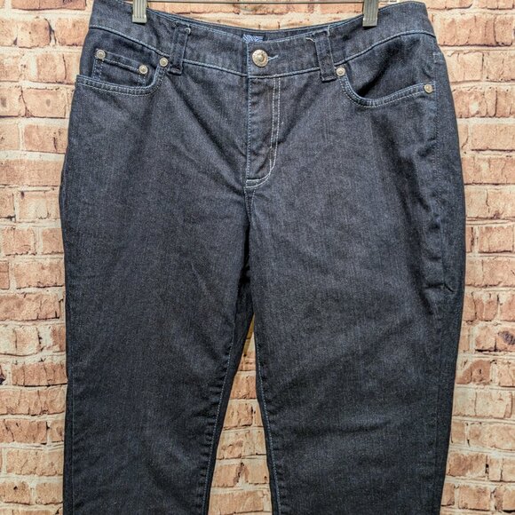 AK Jeans Anne Klein Sophisticate Size 12 Waist 30 Short - Picture 4 of 16